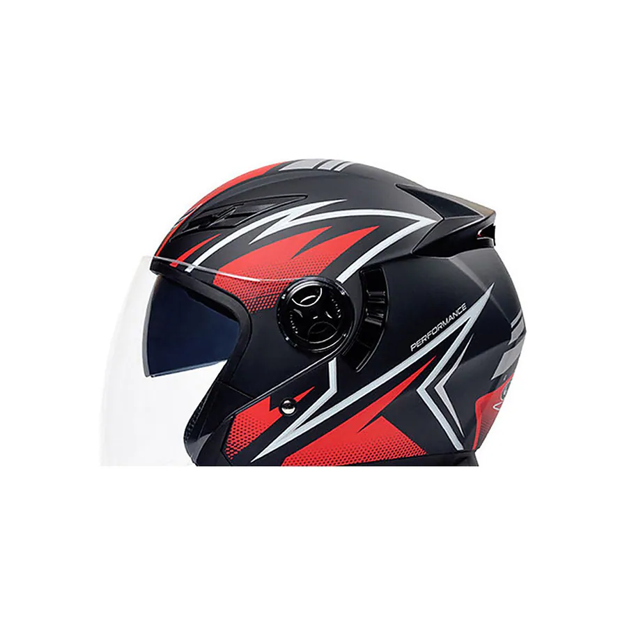 166 Half Face Motorcycle Helmet - complete product view
