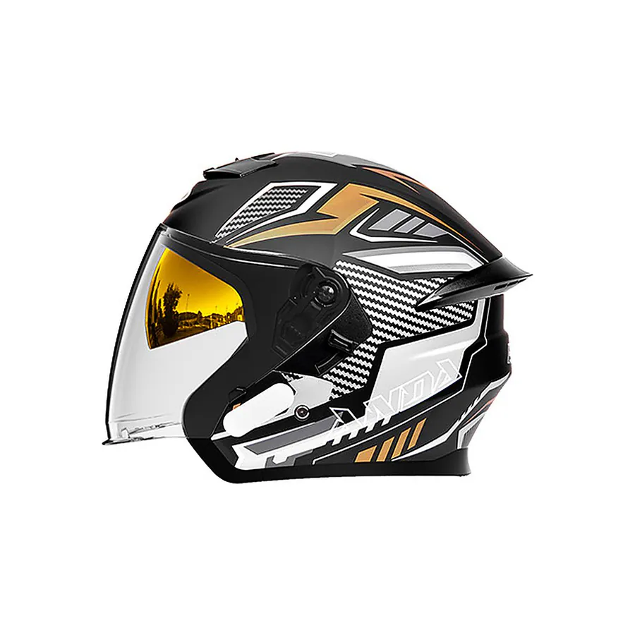 601 Half Face Motorcycle Helmet - complete product view