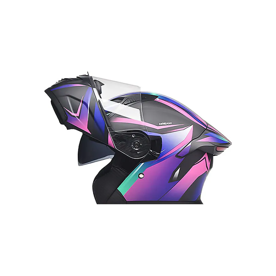 K9 Tail Light Modular Motorcycle Helmet - complete product view